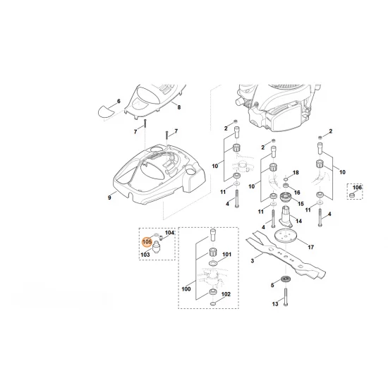 STIHL  Podkładka 10,5 9294 021 0200